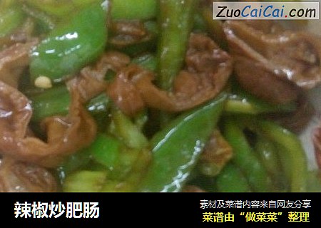 辣椒炒肥肠