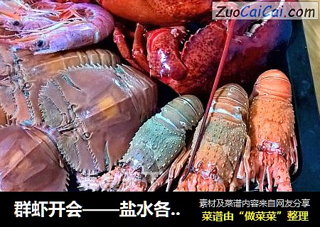 群虾开会——盐水各种虾