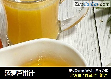 菠萝芦柑汁