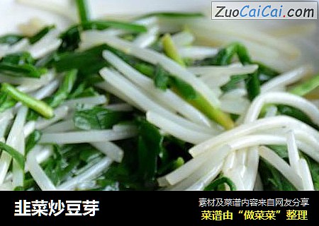 韭菜炒豆芽
