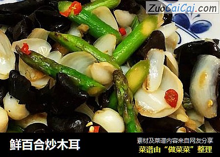 鲜百合炒木耳