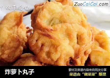 炸萝卜丸子