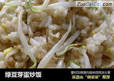 绿豆芽蛋炒饭