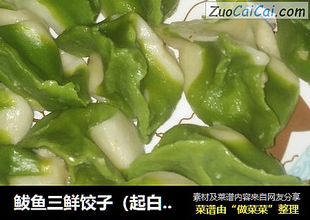鲅鱼三鲜饺子（起白菜了）