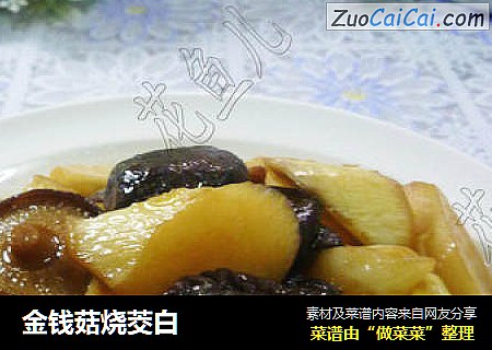 金钱菇烧茭白