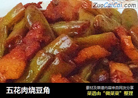 五花肉烧豆角