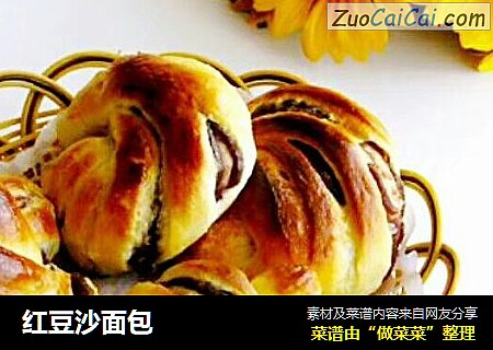 红豆沙面包