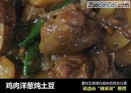 鸡肉洋葱炖土豆