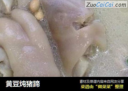 黄豆炖猪蹄