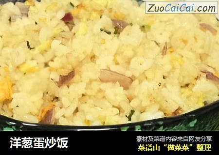 洋葱蛋炒饭
