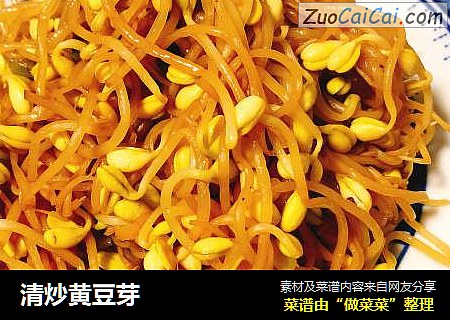 清炒黄豆芽