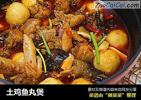 土鸡鱼丸煲