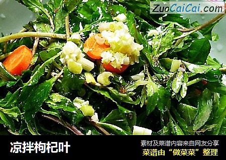凉拌枸杞叶