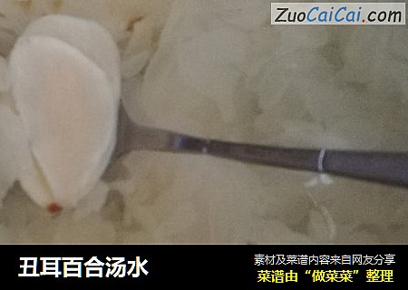丑耳百合汤水