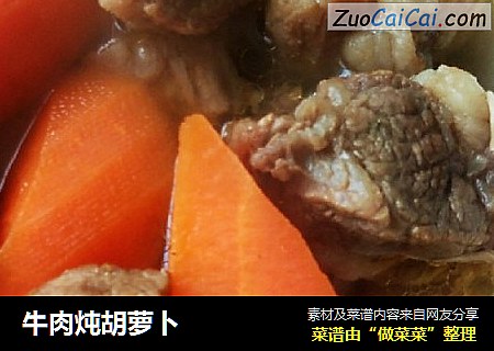 牛肉炖胡萝卜