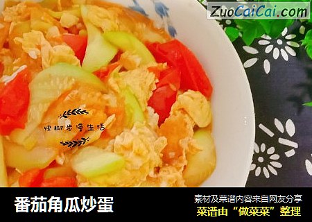 番茄角瓜炒蛋