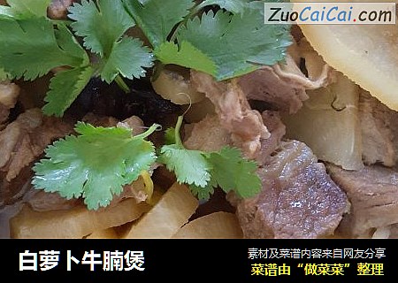 白萝卜牛腩煲
