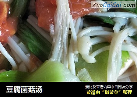豆腐菌菇汤