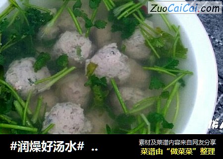 #润燥好汤水#  鲅鱼丸子汤