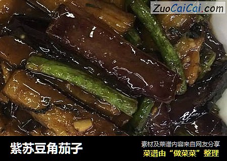 紫苏豆角茄子