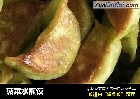 菠菜水煎饺