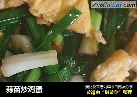 蒜苗炒鸡蛋
