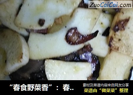 “春食野菜香”：春笋炒腊肉