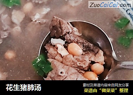 花生猪肺汤
