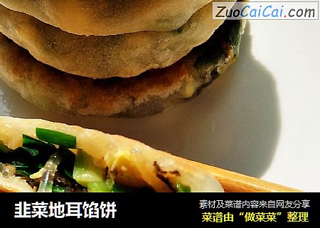 韭菜地耳馅饼