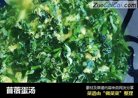 苜蓿蛋汤