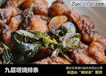 九层塔烧排条