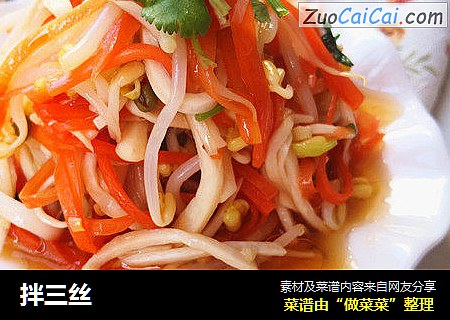 拌三丝