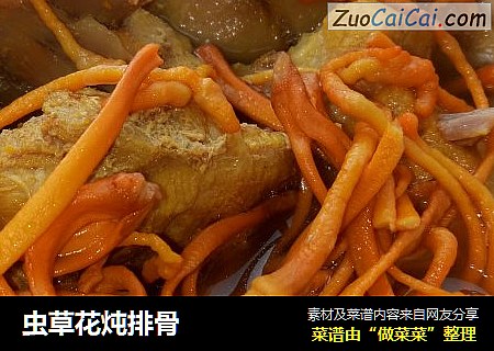 虫草花炖排骨