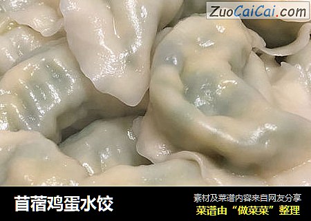 苜蓿鸡蛋水饺