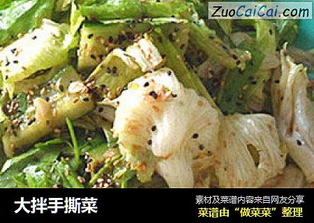 大拌手撕菜