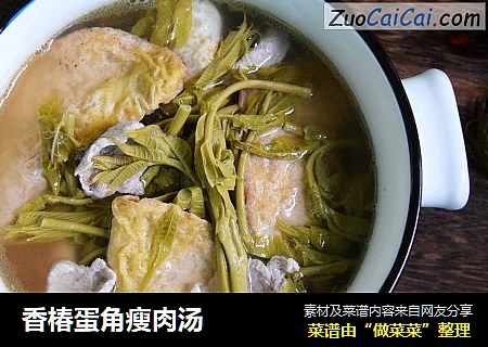 香椿蛋角瘦肉汤