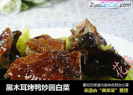 黑木耳烤鸭炒圆白菜