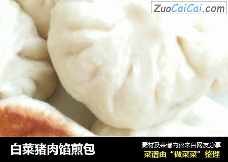 白菜猪肉馅煎包