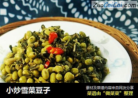 小炒雪菜豆子