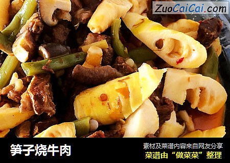 笋子烧牛肉