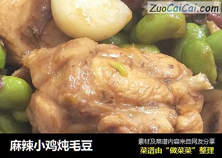 麻辣小鸡炖毛豆