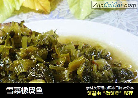 雪菜橡皮鱼