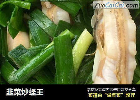 韭菜炒蛏王