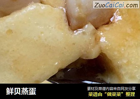 鲜贝蒸蛋