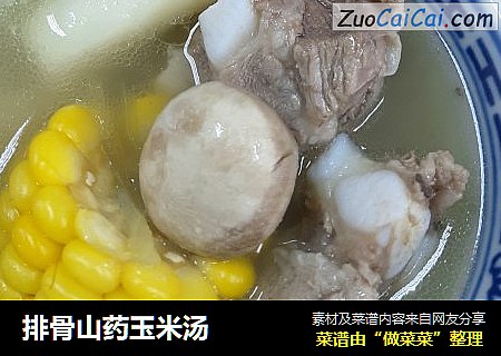 排骨山药玉米汤