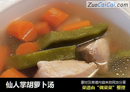 仙人掌胡萝卜汤