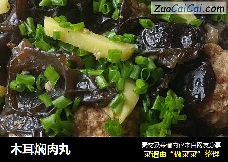 木耳焖肉丸