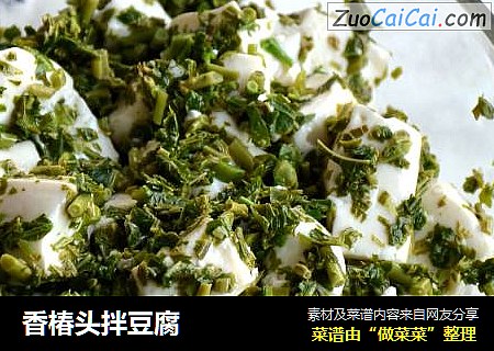 香椿头拌豆腐