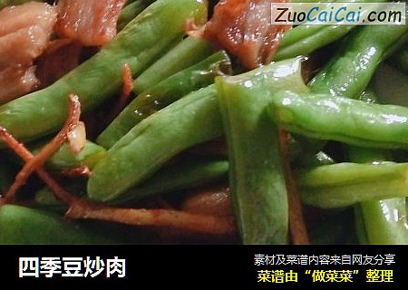 四季豆炒肉