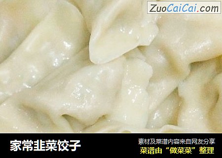 家常韭菜饺子